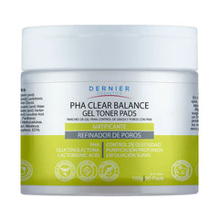 Dernier Cosmetics  Parches de Gel para Control de Grasa y Poros con PHA | 100g - 80 Pads