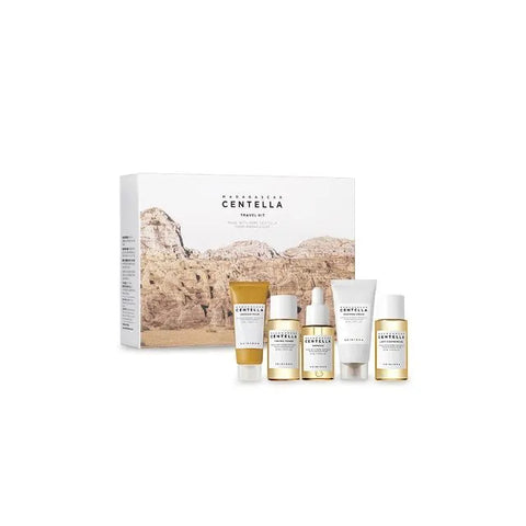 SKIN 1004 - Kit de Viaje - Ampolla, Tónico, Crema, Aceite Limpiador Madagascar Centella Travel Kit