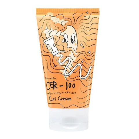 Elizavecca - Crema para Peinar Cer-100 Collagen Coating Hair A+ Muscle Curl Cream